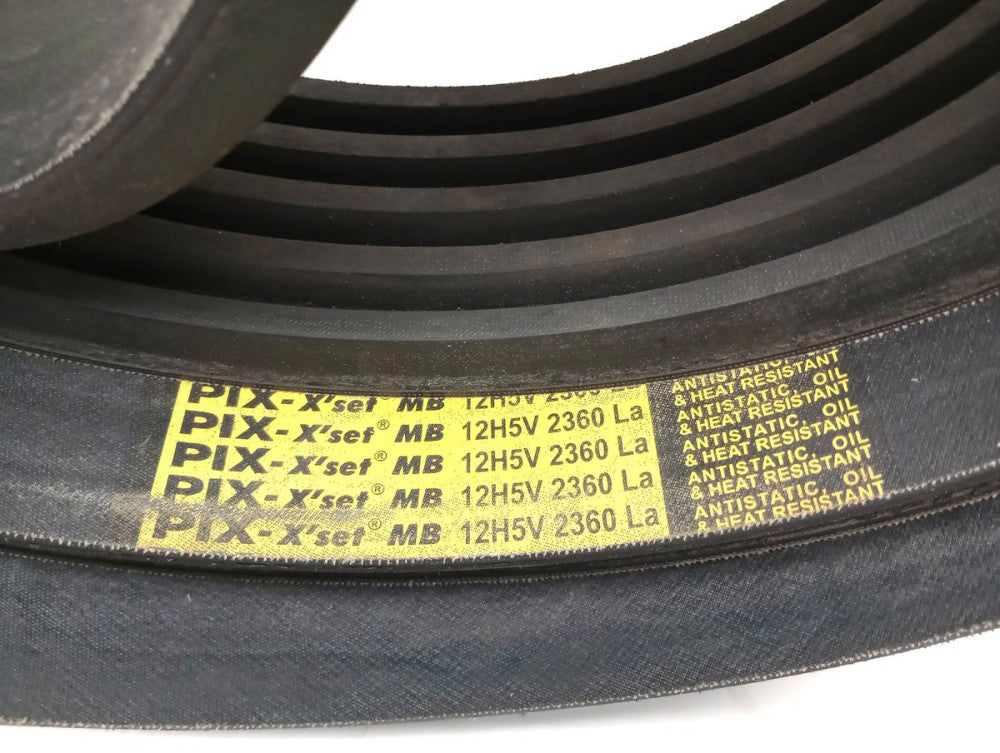 Pix-x'set MB 12H5V 2360 La V-Belt 5 Groove Wedge Banded MB12H5V2360La