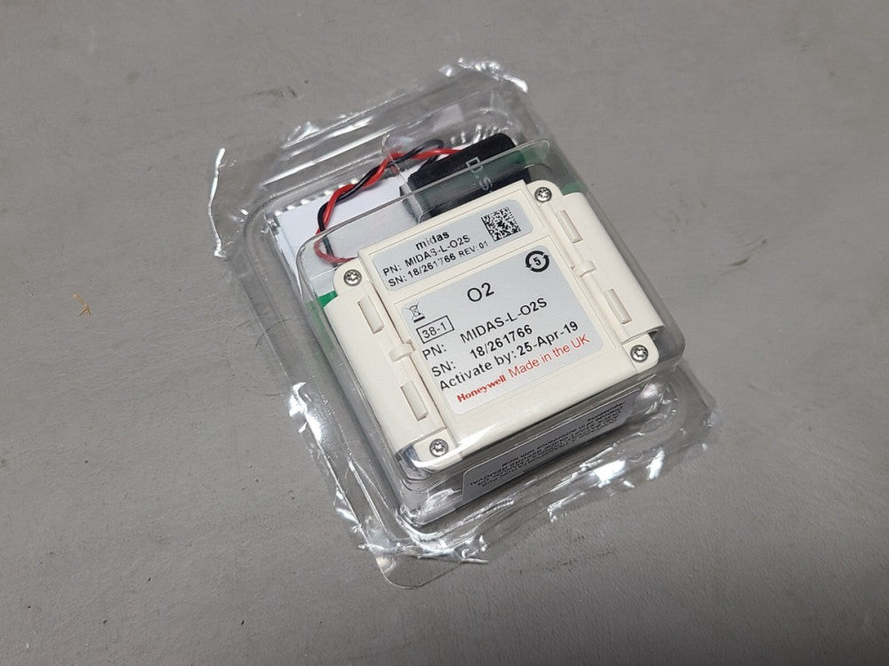 NEW HONEYWELL MIDAS GAS DETECTOR O2 OXYGEN SENSOR CARTRIDGE MIDAS-L-O2-S