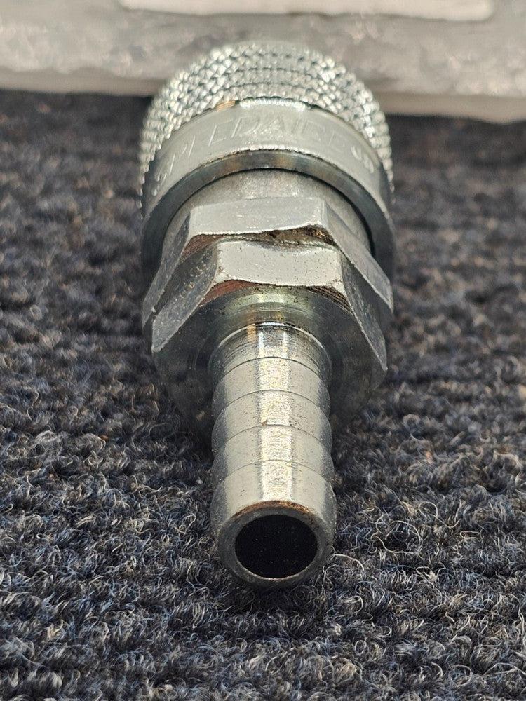 Speedaire 30E680: Quick Connect Hose Coupling, 1/4 In Body Size, 3/8 In Hose