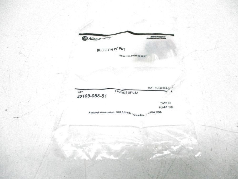 ALLEN BRADLEY 40169-058-51 NSMP