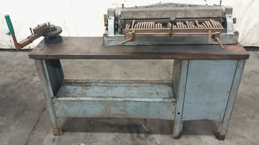 DI-ACRO/O-NEIL 24" SHEET METAL FINGER BRAKE MODEL BRAKE NO. 4 SERIAL NO 4332