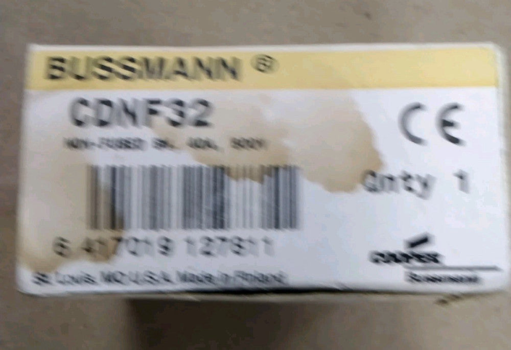 BUSSMAN CDNF32 NON-FUSED DISCONNECT SWITCH A70