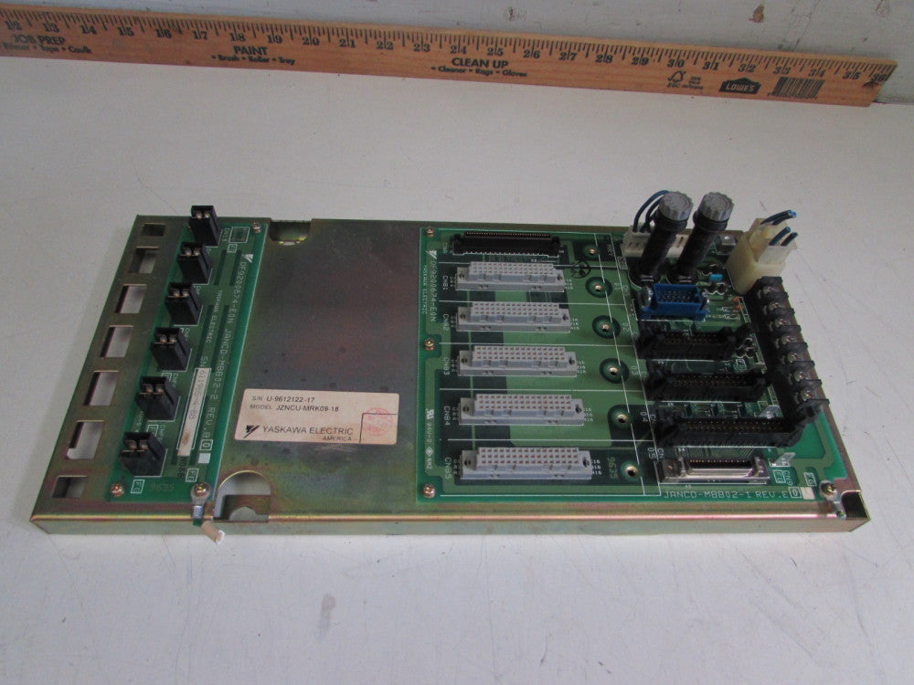 YASKAWA JZNCU-MRK09-18 BACKPLANE 5-SLOT XLNT USED TAKEOUT MAKE OFFER!!