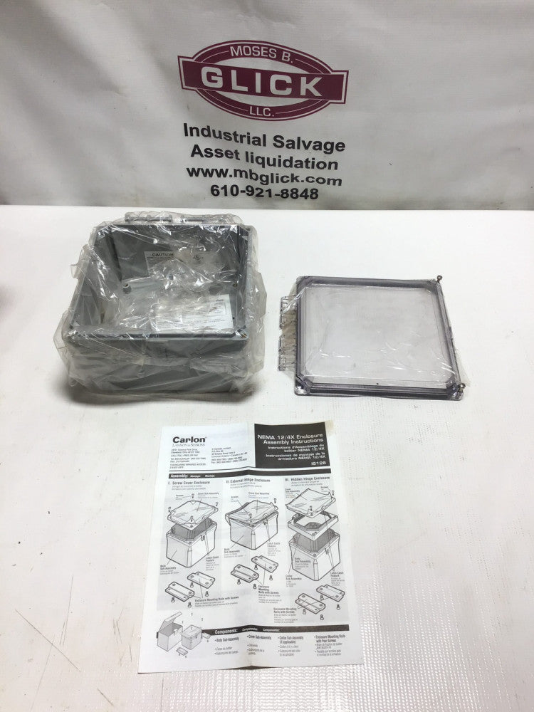 Carlon Thomas & Betts NC884 - NC88L Circuit Safe Enclosure Clear External Hin...