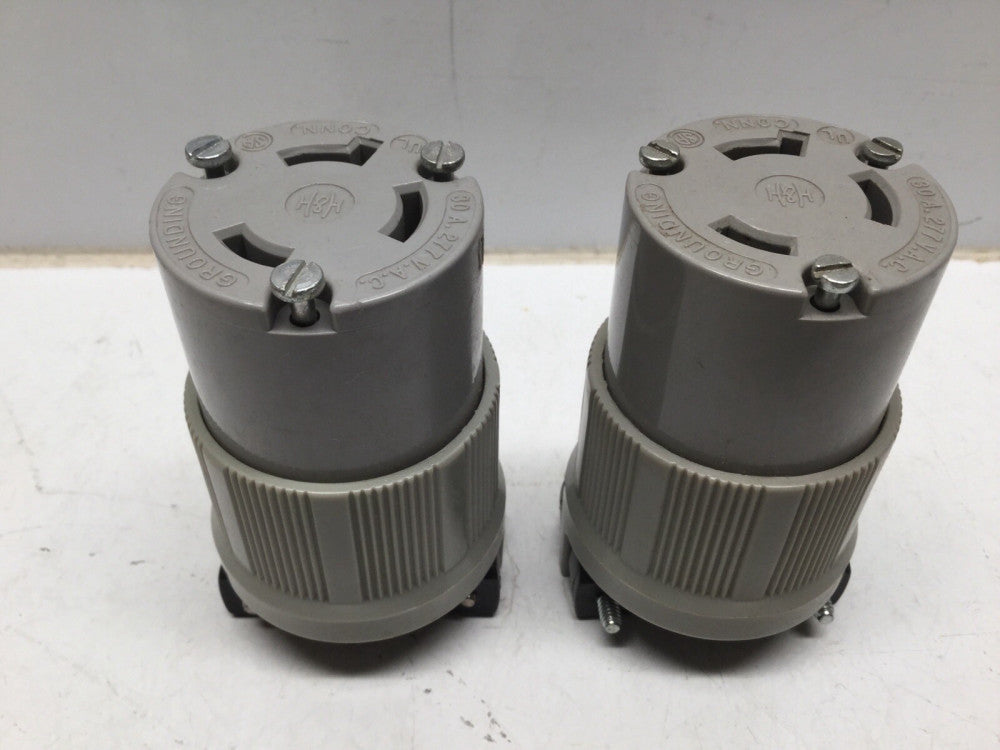 Arrow Hart Locking Receptacle 30A 277VAC 3W (2 PACK)