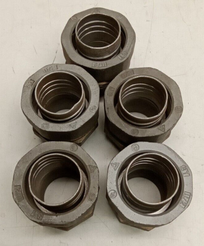 Appleton 1 1/2" Sealtite Connector (Lot Of 5)