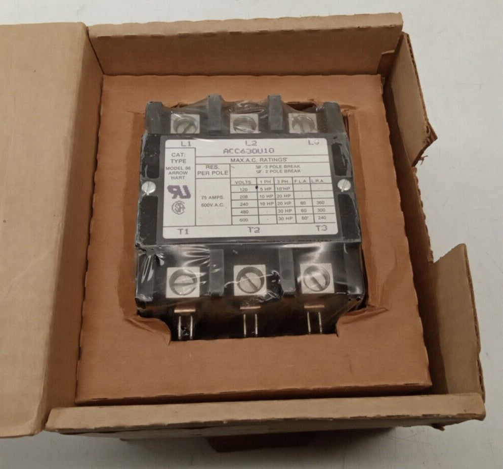 Arrow Hart ACC630U10 75A 600VAC