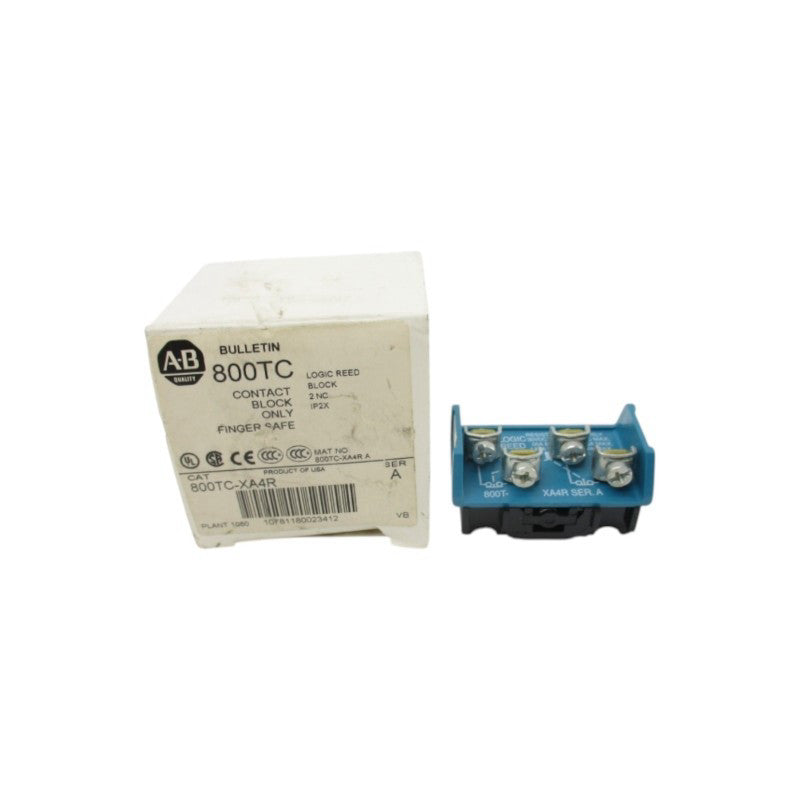 ALLEN BRADLEY 800TC-XA4R SER. A 150VAC .15A (WH) NSMP