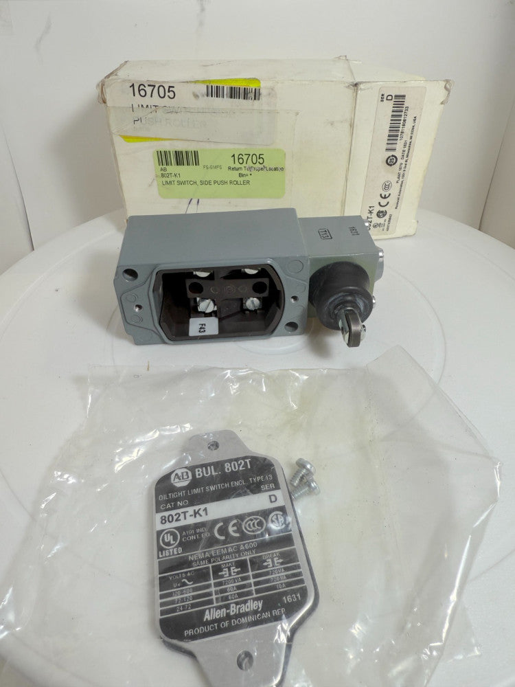 Allen Bradley AB Oil Tight Limit Switch 802T-K1