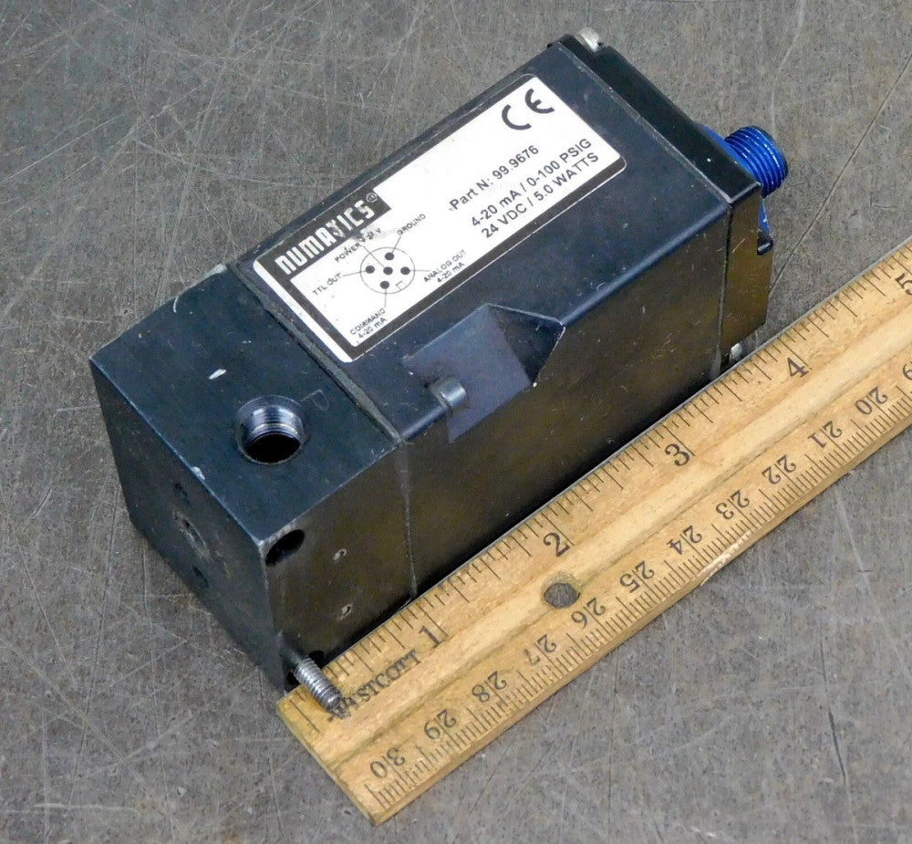 Numatics 99.9676 Solenoid Valve 4-20mA/0-100PSIG 24VDC/5.0 Watts
