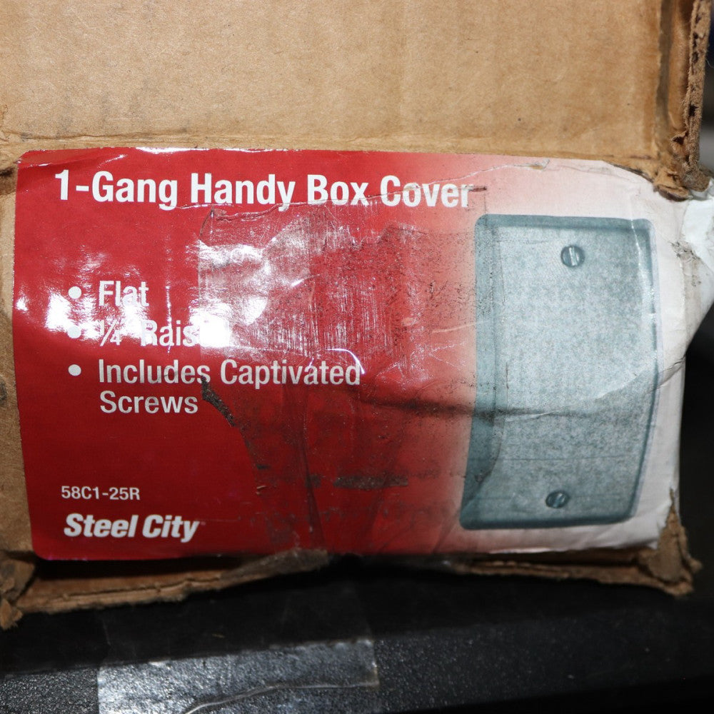 Thomas & Betts Handy Box Cover Steel Blank 4"