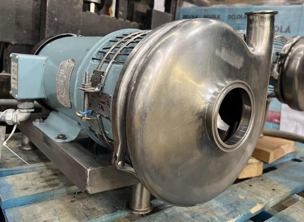TRI-CLOVER TRI-FLO C218MD18T-S STAINLESS STEEL CENTRIFUGAL PUMP 5HP