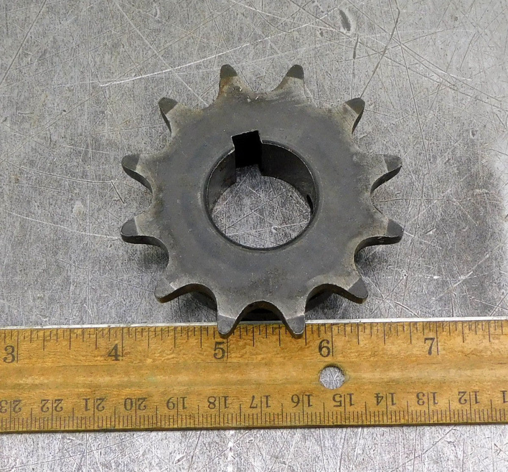 Martin 50BS12H Roller Chain Sprocket #50 12 Teeth 1" Bore Keyed