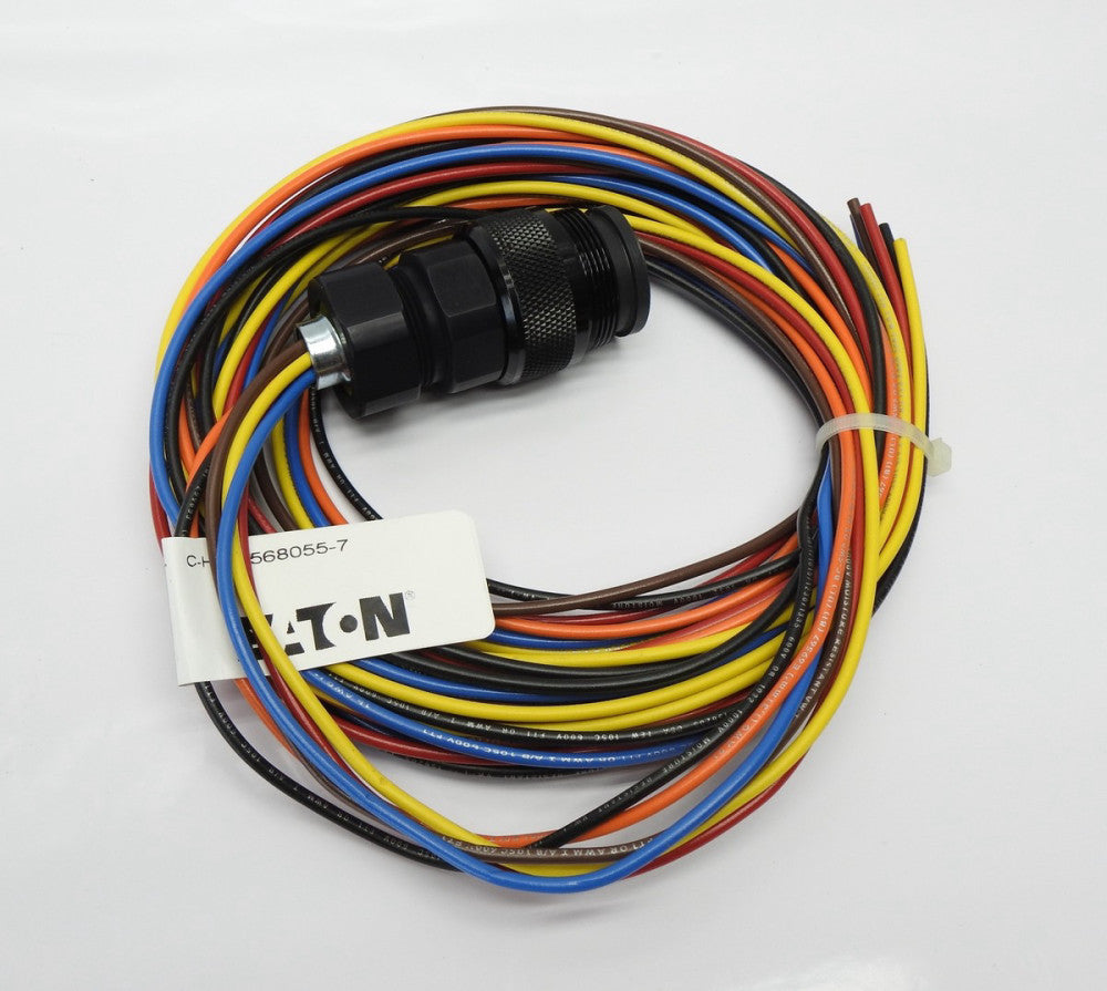 Eaton 568055-7 Pin Sleeve Connector Wire Harness 13A, 600V (568055) - OEM NEW!