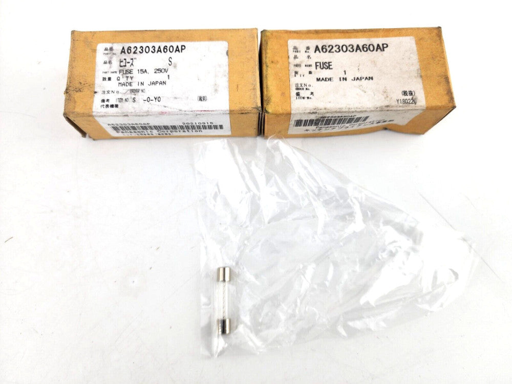 2pcs Panasonic Microwave Fuse A62303A60AP 15A NE-1252 1257R 1258R 17521 17523
