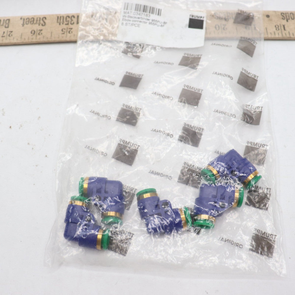 (5-Pk) Trumpf Elbow Connector Blue 0347183