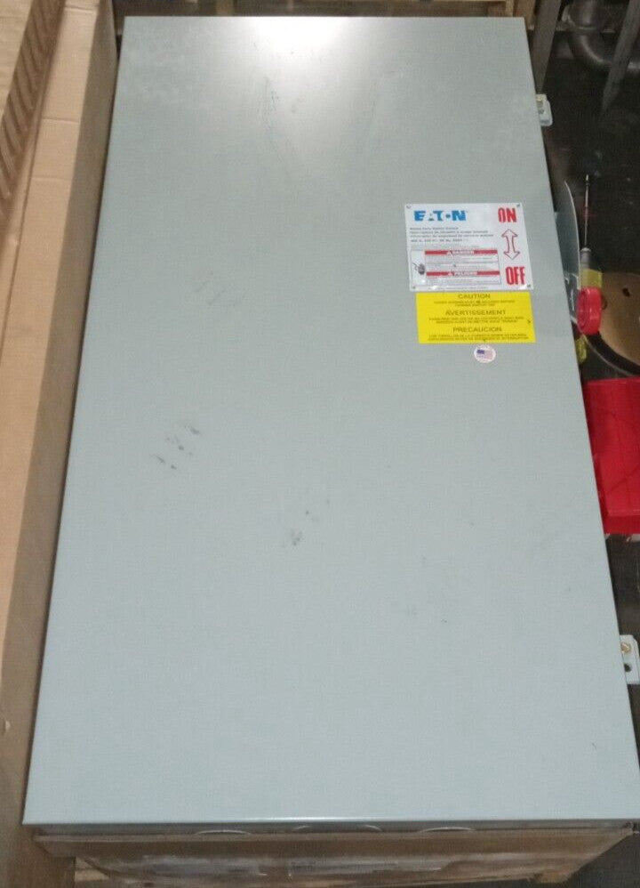 NEW EATON DH325NGK 400 AMP SAFETY SWITCH DISCONNECT 3 POLE FUSIBLE 240 VAC