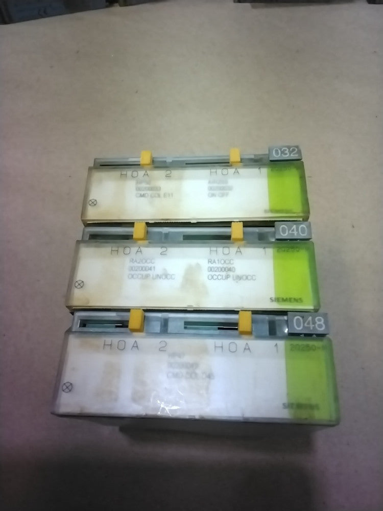 SIEMENS PTM6.2Q250-M Termination Module, Lot Of 3
