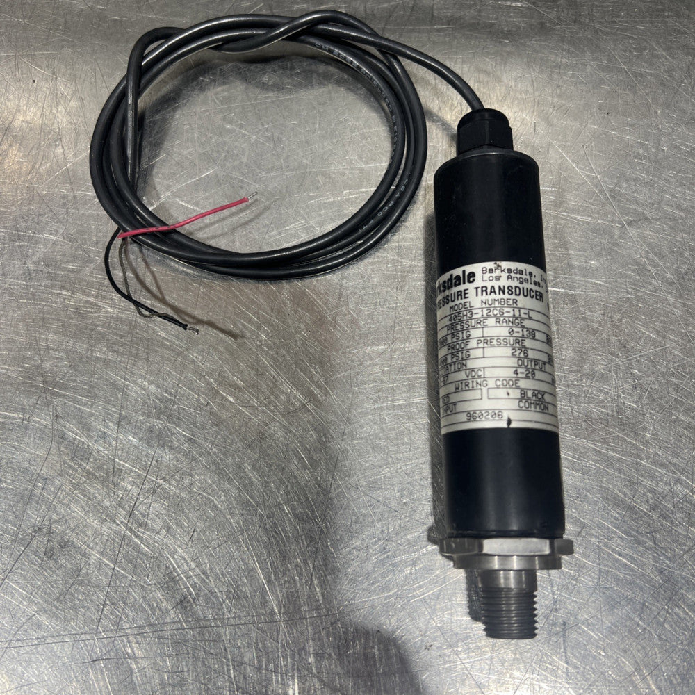 BARKSDALE 405H3-12CG-11-L PRESSURE TRANSDUCER Nos Surplus No Original Box