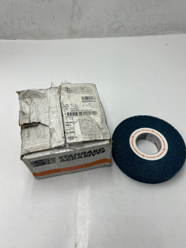 Box of 3 Standard Abrasives 875139 Flap Brush A/O Aluminum Oxide AO 6in Medium