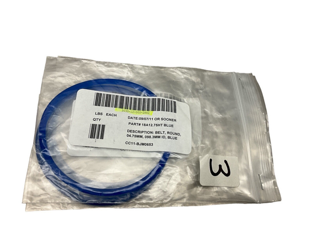 Round Polyurethane Blue Belt 18A12.75HT (LOT OF 3)