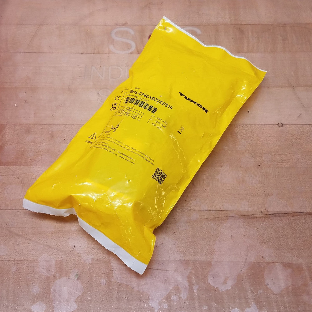 Turck BI15-CP40-VDZ3X2/S10 Inductive Sensor, 20-250VAC, 20-300VDC, Sn=15mm - NEW