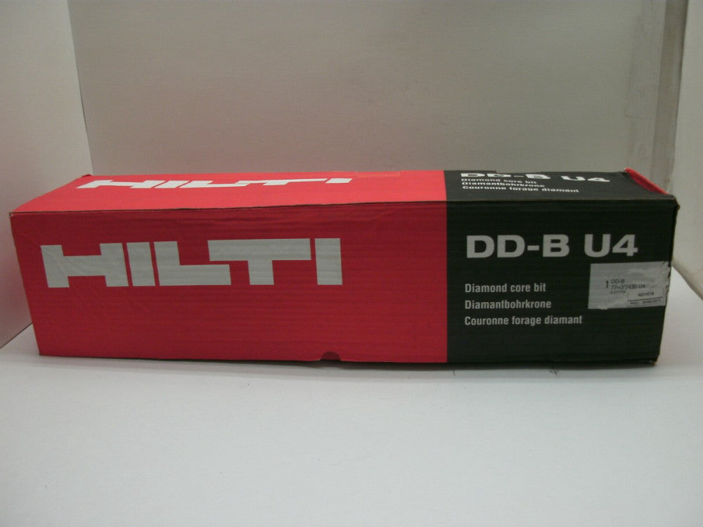 HILTI DD-B DIAMOND CORE BIT 77=3"/430 U4 (3" X 17") NEW IN BOX 