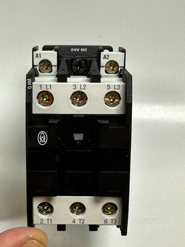 Moeller DIL0AM-G Contactor 24VDC AC-3 11kW Black - New Fast Ship