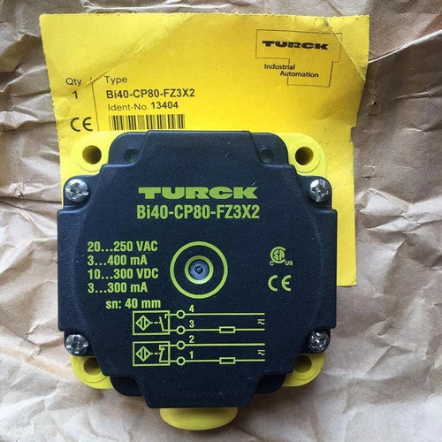NEW TURCK Bi40-CP80-FZ3X2 Inductive Sensor