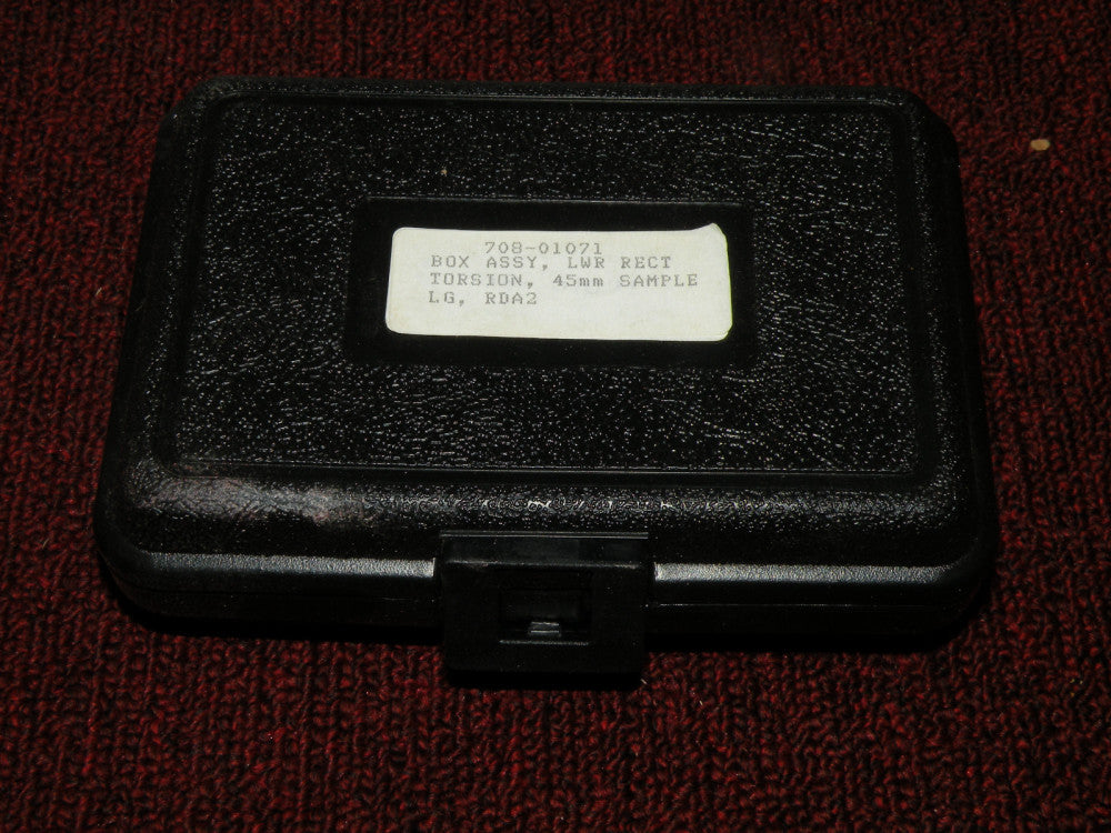 Torsion Precision Sample Box Assembly Lower Rect 45mm 