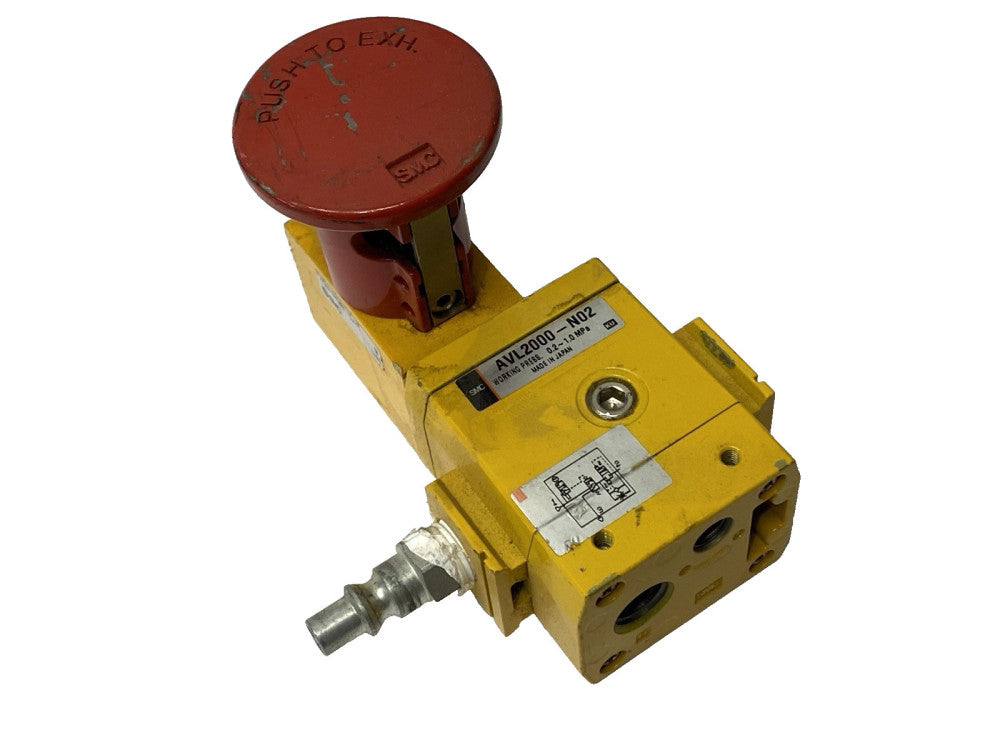 SMC AVL2000-N02 Soft Start Lock-Out Valve 1/4" Ports