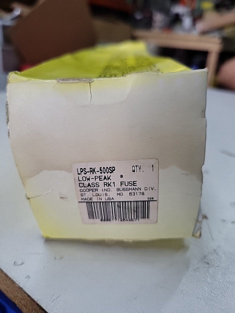 1) New Old Stock! Bussmann LPS-RK-500SP Fuse, Time Delay, 500A 600V