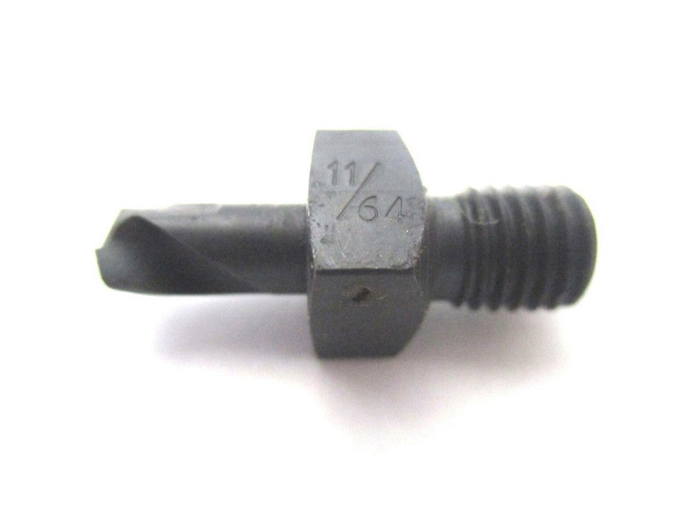 NEW (16W769) 11/64 x 5/16 x 13/16 RH Cobalt Threaded Shank Drill Bit - 10 PC
