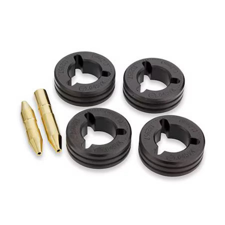 Miller Electric 046793 Miller 4Pc Mig V-Knurl Drive Roll Kit