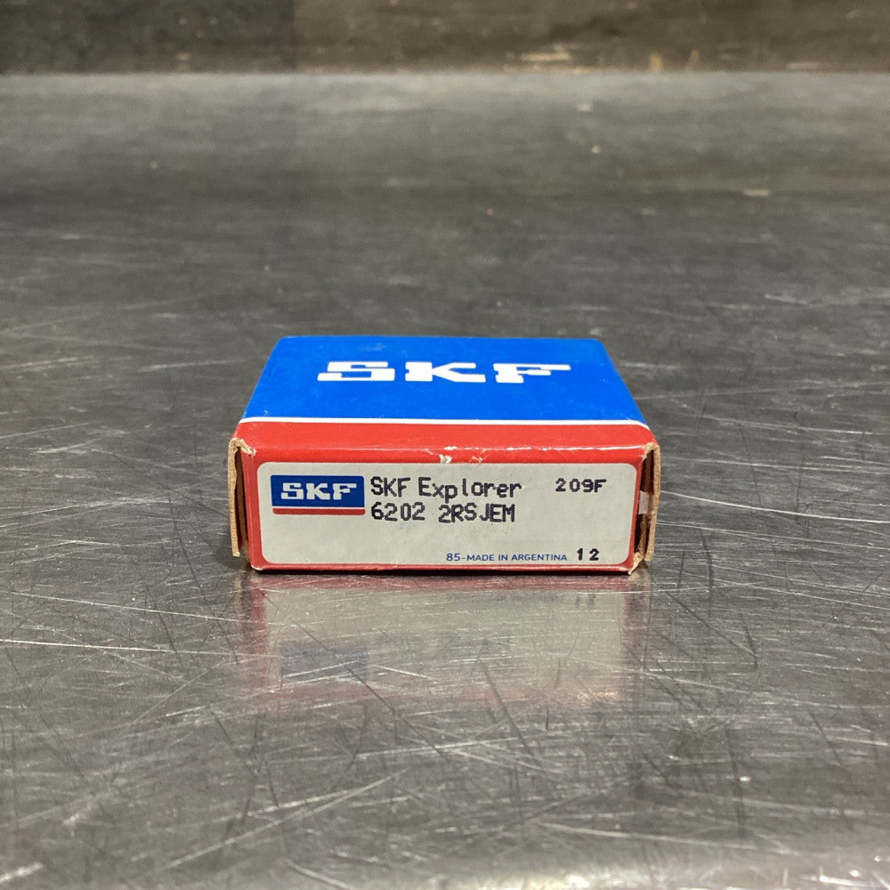 SKF 6202 2RSJEM Radial Deep Groove Ball Bearing, NOS