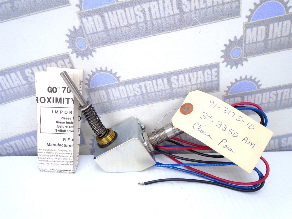  GO - 91-8175-10 - PROXIMITY SWITCH - 74-13528-A1 - 240 AC/250 DC - 3" CLOSE POS