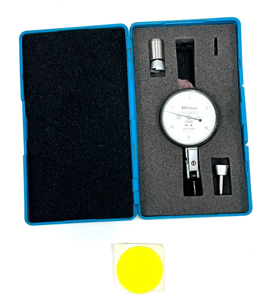 MITUTOYO 513-402 DIAL TEST INDICATOR .0005"