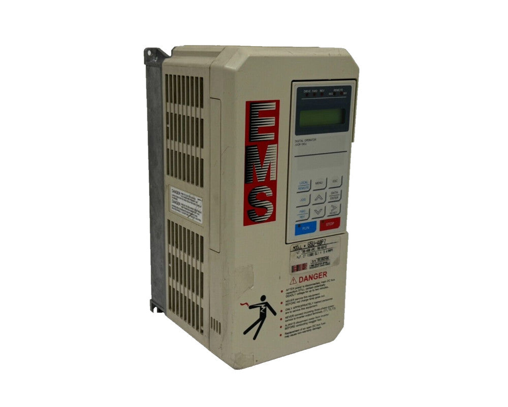 USED YASKAWA / ELECTROMOTIVE SYSTEMS CIMR-G5U40P7 VARISPEED AC DRIVE 40P71CU