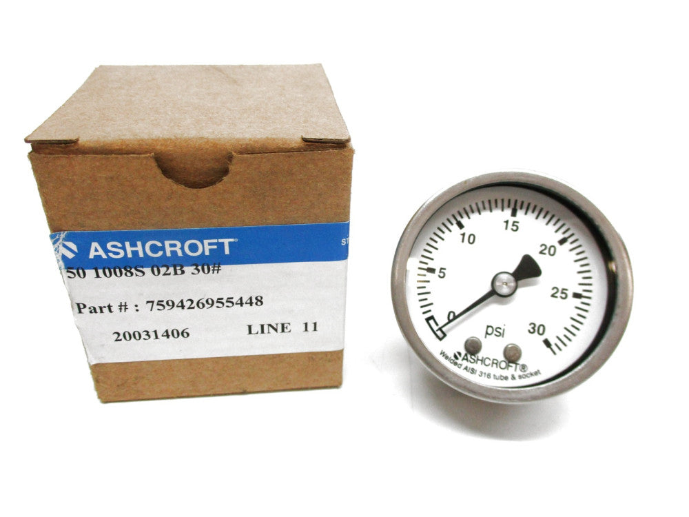 ASHCROFT 501008S02B30# NSMP