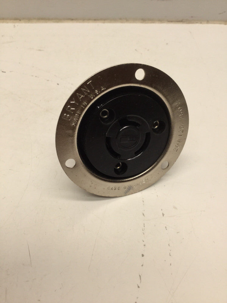 BRYANT 7328-G Locking Equipment Female Receptacle 3P 3W 20A 125/250V
