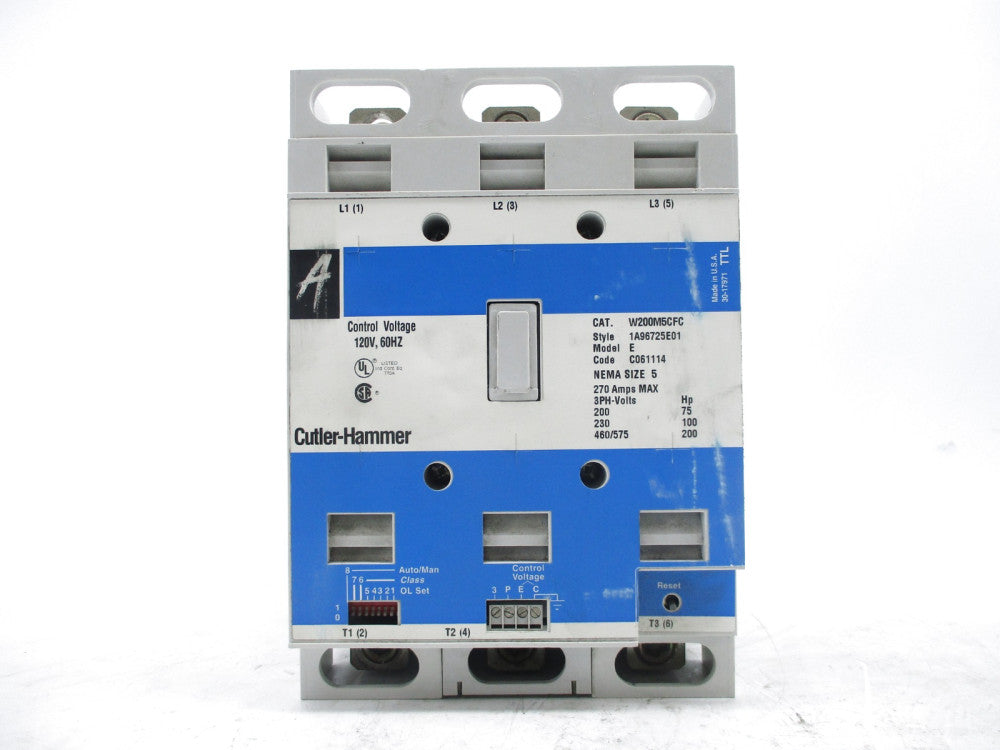 CUTLER HAMMER W200M5CFC (AS PICTURED) NSNP