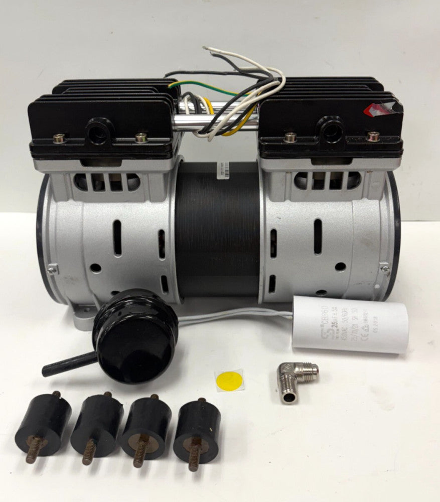 WBT TWIN HEADED OIL FREE AIR COMPRESSOR PUMP WITH ATTACHMENTS ZW500A/18111351
