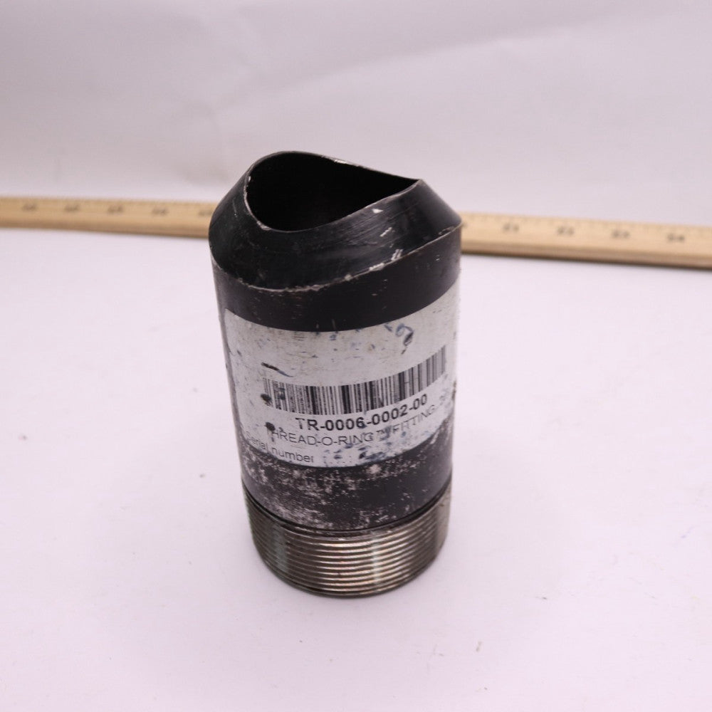 Thread-O-Ring Pipe Fitting 3600 psi 2" TR-0006-0002-00 - Missing Brass Adaptor