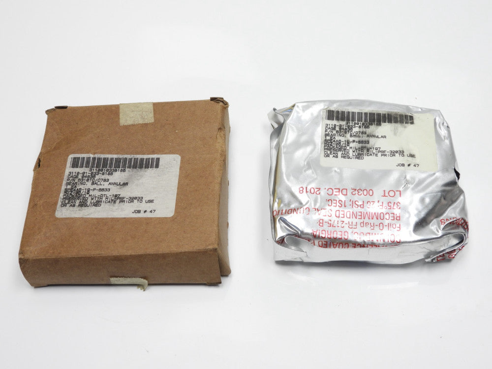 SKF 6310TC/C783 Annular Ball Bearing NSN 3110-01-033-8185 6310 TC C783 50x110x27