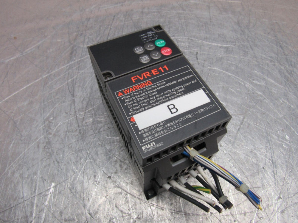 FUJI ELECTRIC FVR0.4E11S-2 230V 3.4A 3PH 1.1KVA 3.0A XLNT USED TAKEOUT M/OFFER