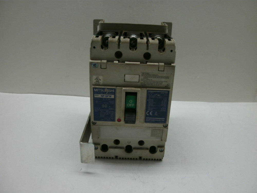 MITSUBISHI NF-SFW3 CIRCUIT BREAKER 50A 3P AC220V 600Y/347VAC