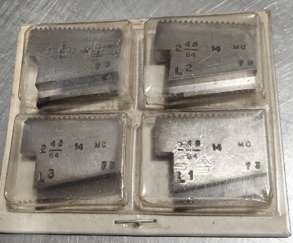 Quality Chaser Co Die Set. 2 45/64 - 14. MC Projection 2" S. 10 Hook, 45 Chamfer