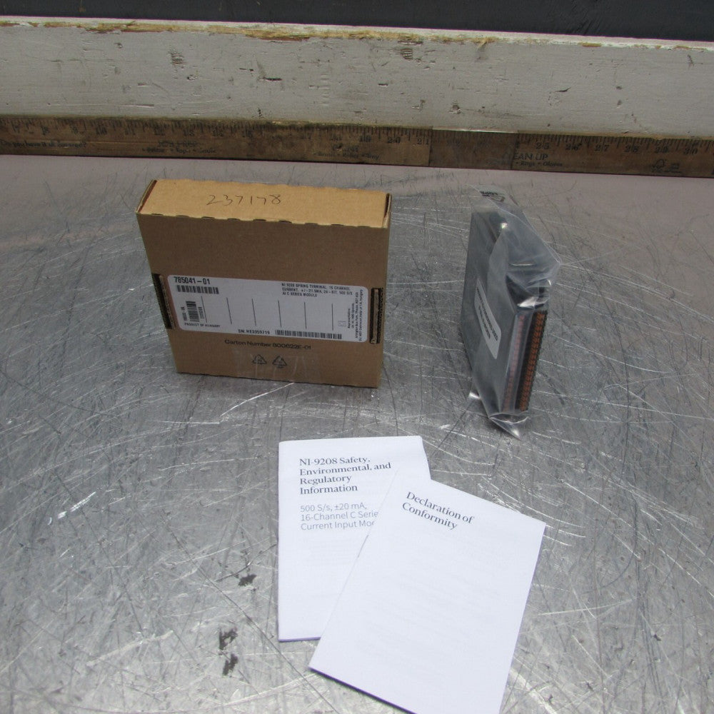 BRAND NEW! National Instruments NI-9208, ANALOG 16ch Input Module, PN 785041-01
