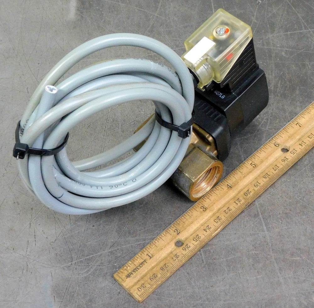 Burkert 6213-A-13.0-EPDM-MS 2/2 Way Solenoid Valve w/ Brass Body 00135230 24 vdc