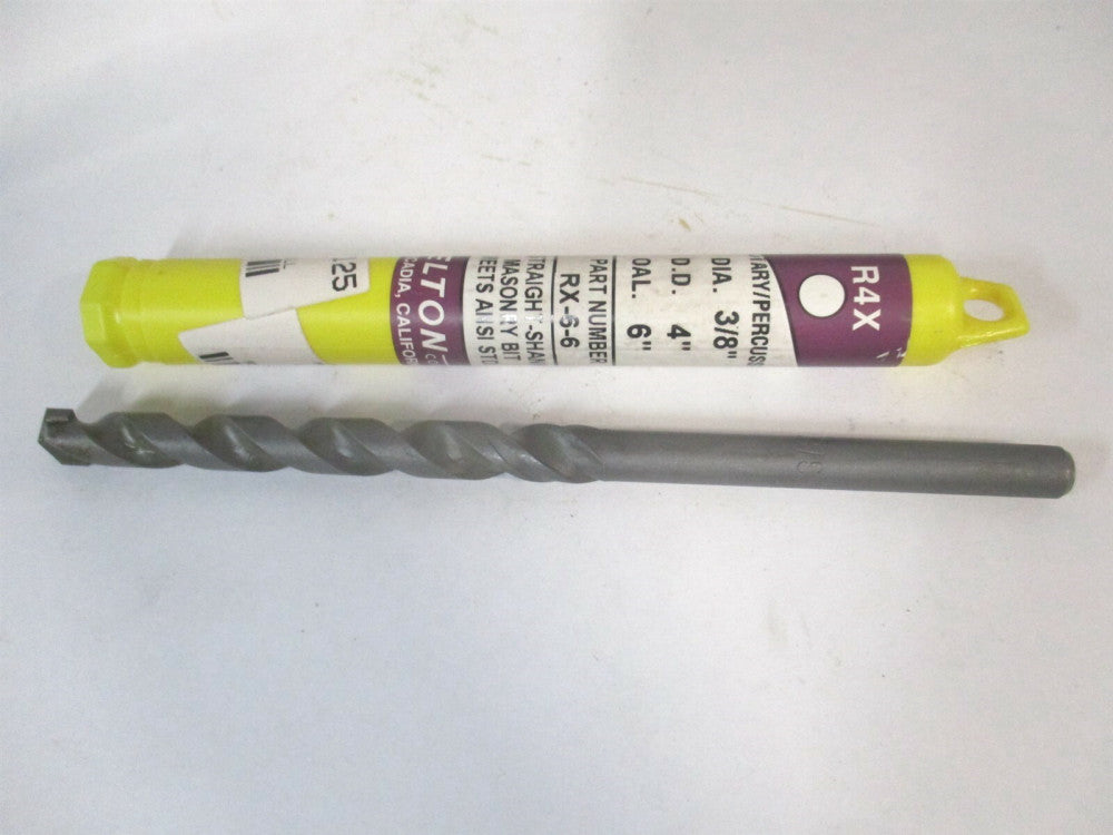Relton (RX66) 1/4" x 3/8" x 4" x 6" OAL Carbide-Tipped Rotary & Hammer Drill Bit